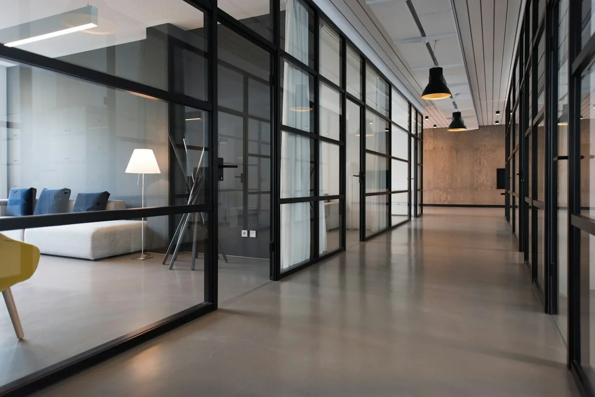 Illustrative commercial workspace